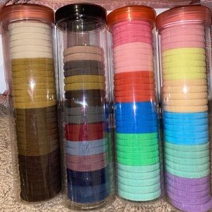 💖4 tubes of 30 super SOFT, STRETCHY, better than elastic HAIR TIES for $12 💖